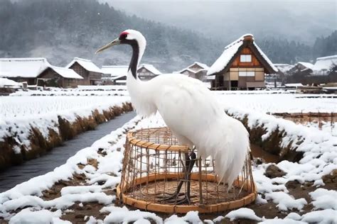 The Grateful Crane! A Tale of Kindness Rewarded and Its Timeless Significance